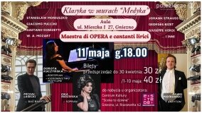 Zapraszamy na widowisko muzyczne „Maestra di OPERA e cantanti lirici”