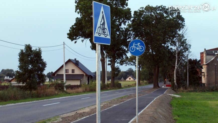 Nowe ścieżki rowerowe w gminie Kiszkowo