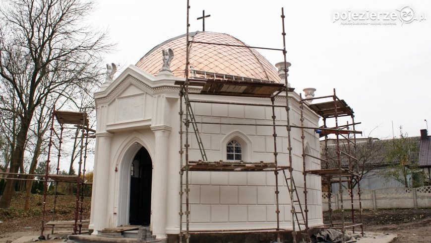 Kaplica rodziny Lange w Rybnie Wielkim nabiera nowego oblicza