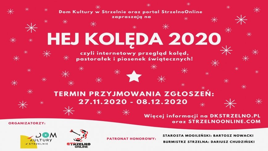 Hej kolęda 2020! – przegląd kolęd, pastorałek i piosenek świątecznych online!