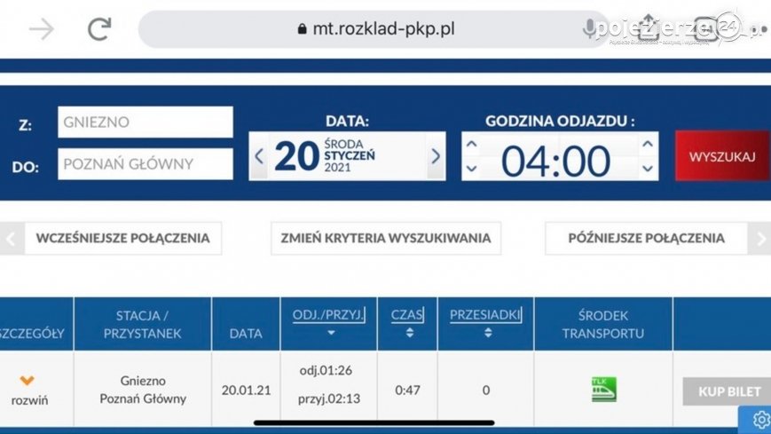 Konsultacje dotyczące rozkładu jazdy pociągów