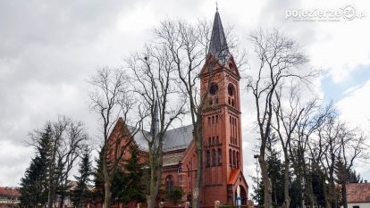 Wizytówka Barcina – kościół z czerwonej cegły