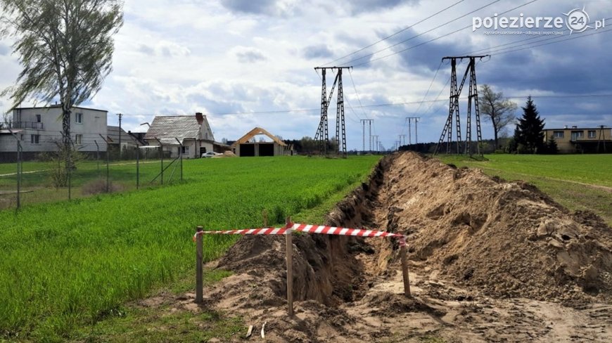 Gmina Gniezno buduje sieć wodociągową w miejscowości Osiniec