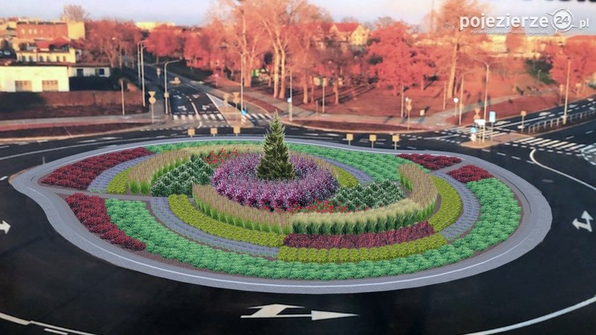 Rondo turbinowe w Inowrocławiu wypięknieje