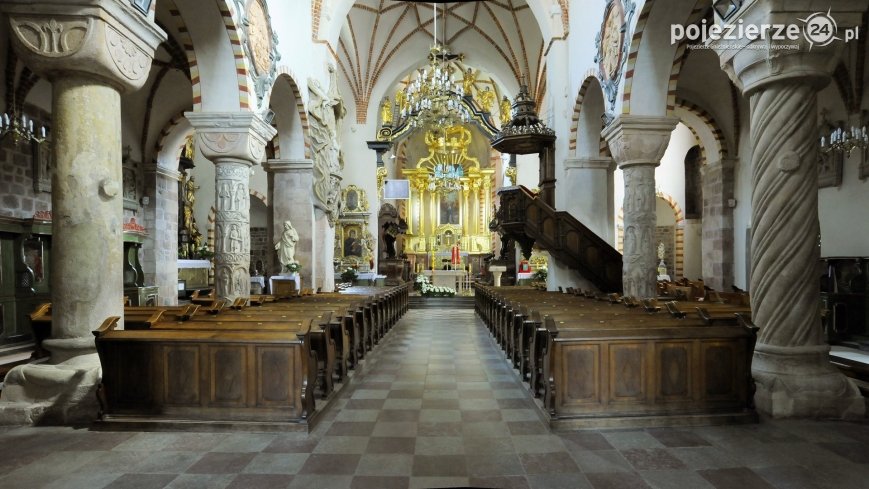 Bazylika poklasztorna w Strzelnie w obiektywie Jerzego Andrzejewskiego