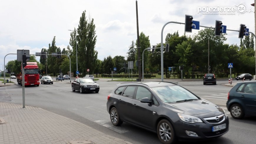 Będzie łatwiej i bezpieczniej na ważnym skrzyżowaniu w Inowrocławiu