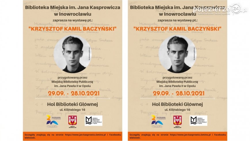 Wystawa poświęcona Krzysztofowi Kamilowi Baczyńskiemu