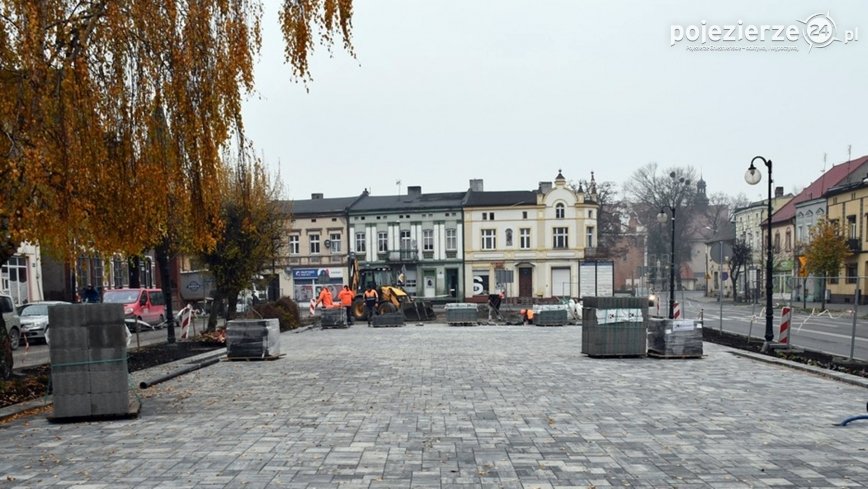 Nowy rynek w Pakości już wkrótce będzie gotowy