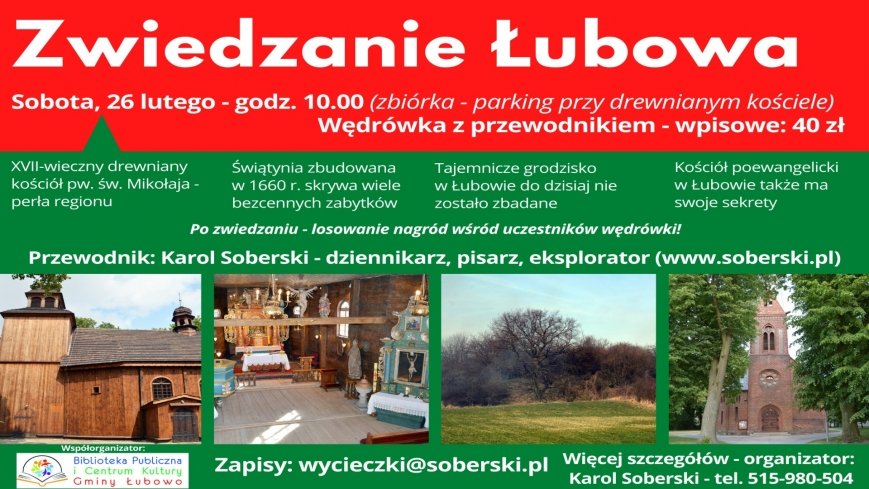 Skarby i tajemnice Łubowa – zapraszamy na zwiedzanie