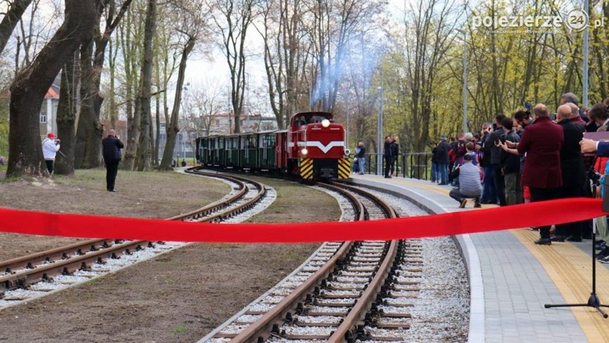 Kolejka wąskotorowa ponownie jeździ po Parku Miejskim w Żninie!