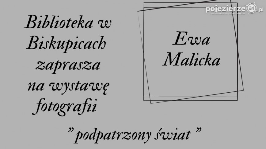 „Podpatrzony świat” - zapraszamy na wystawę fotografii Ewy Malickiej, dziennikarki portalu Pojezierze24.pl