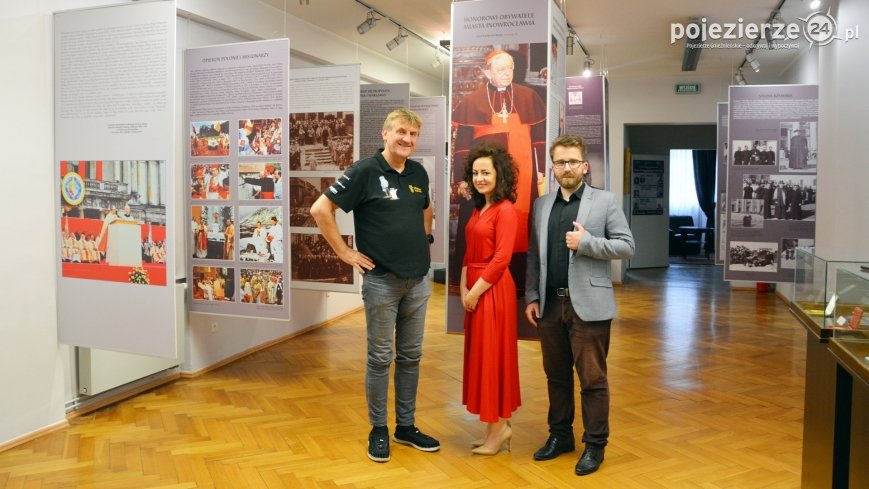 Marek Kamiński i Joanna Podsadecka odwiedzili Instytut Prymasa Józefa Glempa w Inowrocławiu