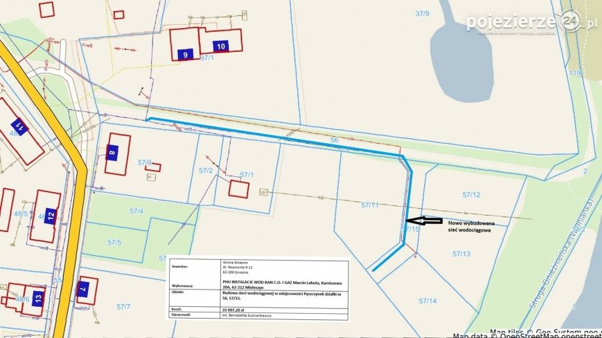 Pięć inwestycji w wodociągi w gminie Gniezno