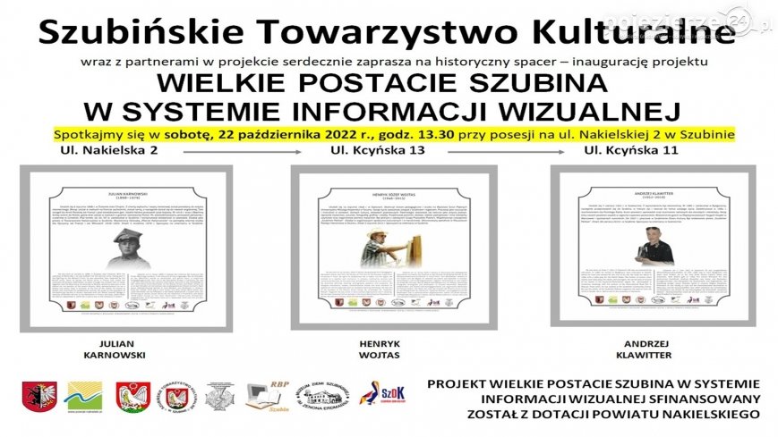 Inauguracja kolejnej odsłony Systemu Informacji Wizualnej w Szubinie