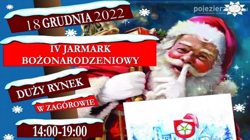 Czas na IV Jarmark Bożonarodzeniowy w Zagórowie