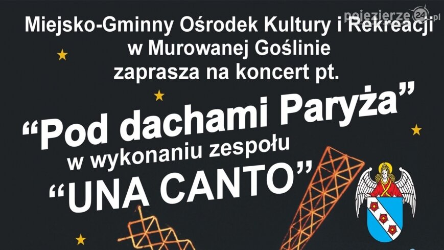 „Pod dachami Paryża” – zapraszamy na niezwykły koncert!