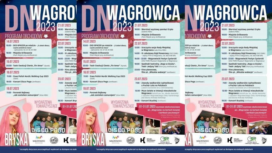 Święto Wągrowca 2023 czas zacząć!