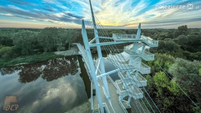 Kładka pieszo-rowerowa w Owińskach zaprasza!