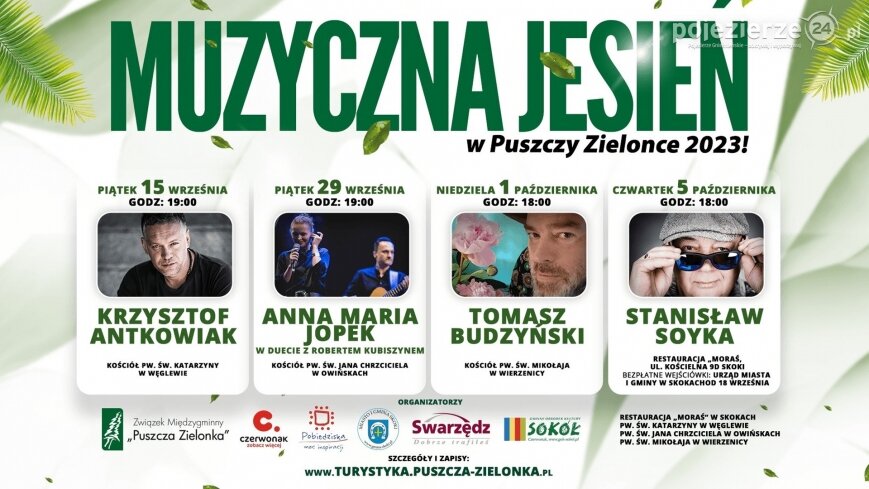 Muzyczna Jesień w Puszczy Zielonce!