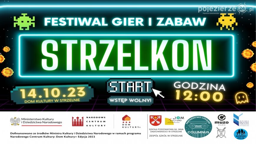 „Strzelkon 2023” – festiwal gier i zabaw