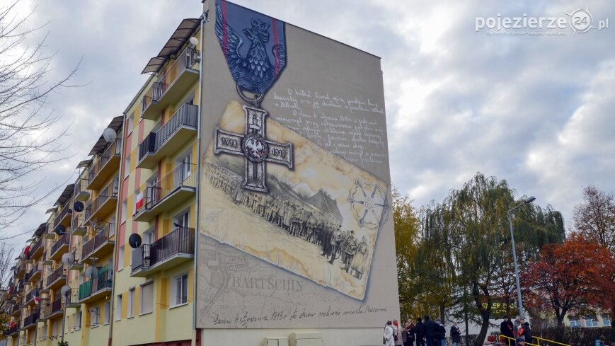 W Barcinie odsłonięto powstańczy mural