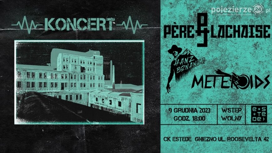 Potrójny koncert w eSTeDe: Père-Lachaise, Hanz Bonanza i Meteroids 