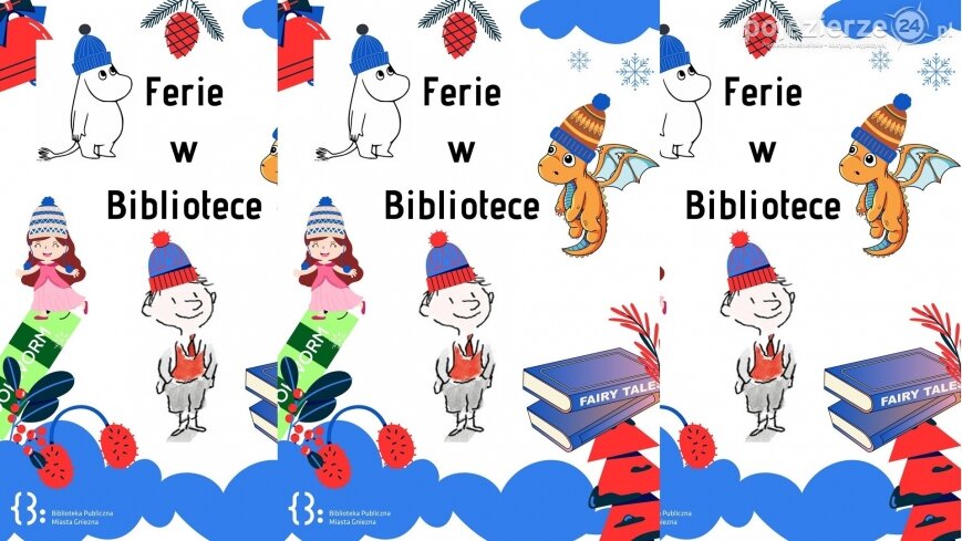 „Pracownia zaśnieżonej sowy”, Mikołajek i bajki, czyli oferta Biblioteki Publicznej Miasta Gniezna na ferie