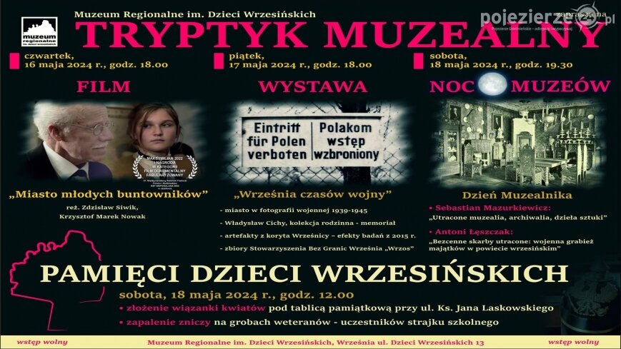 Zapraszamy na niezwykły Tryptyk Muzealny do Wrześni