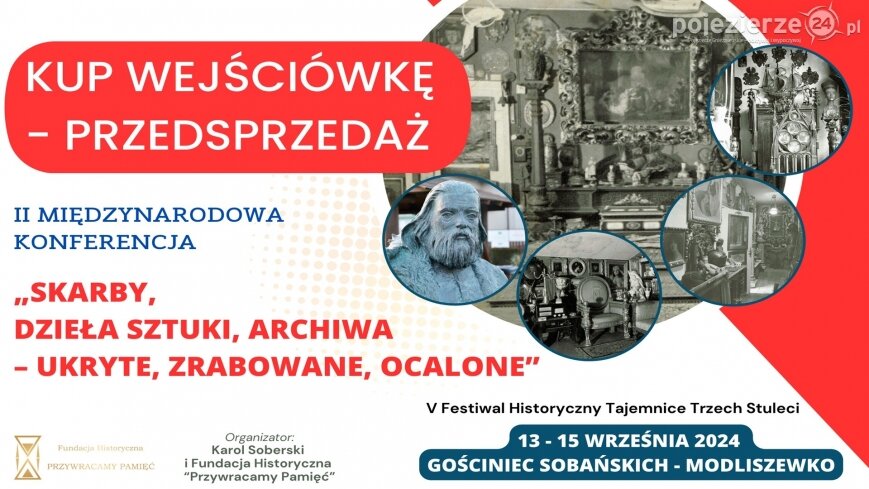 „Skarby, dzieła sztuki, archiwa – ukryte, zrabowane, ocalone”! Wejściówki czekają!