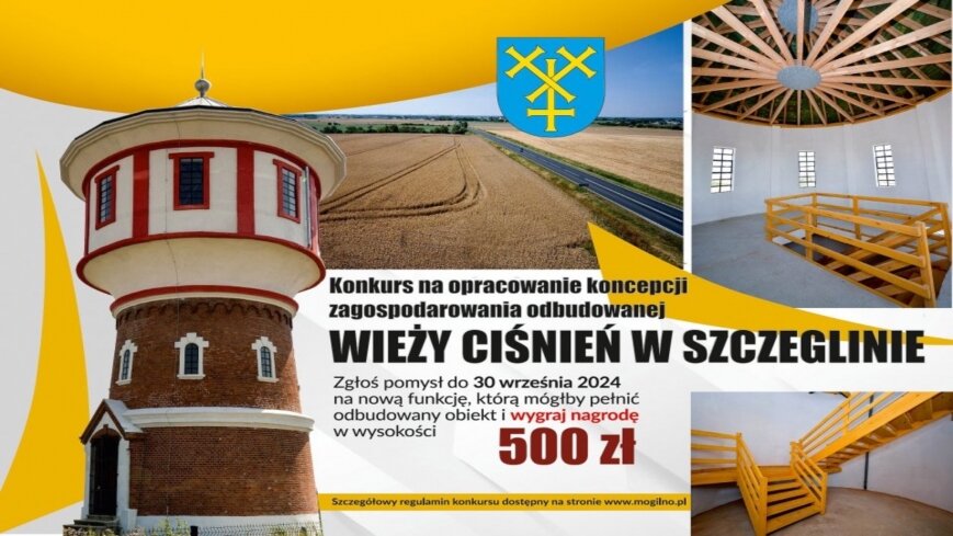  Konkurs na zagospodarowanie Wieży Ciśnień w Szczeglinie