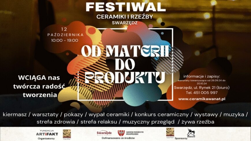 Festiwal „Od materii do produktu” – ceramicznie i artystycznie