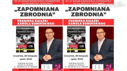 Zapraszamy na premierę drugiego, rozszerzonego wydania książki „Zapomniana zbrodnia”!