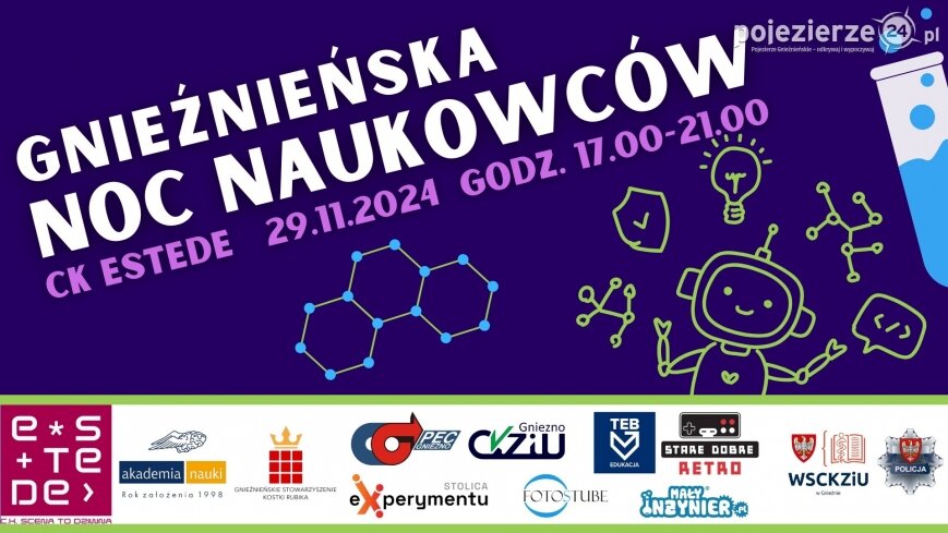 Gnieźnieńska Noc Naukowców już 29 listopada!