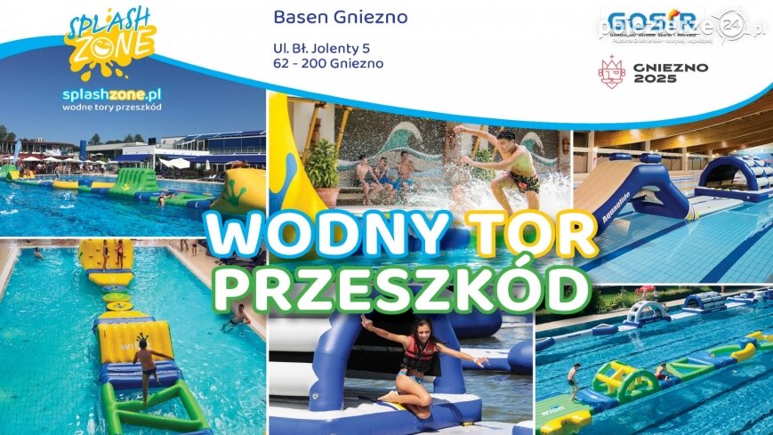 Feryjne szaleństwo na wodnym torze przeszkód na basenie!