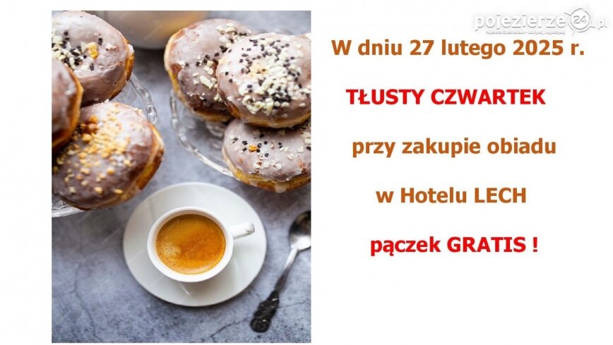 Świętuj Tłusty Czwartek z Hotelem Lech!