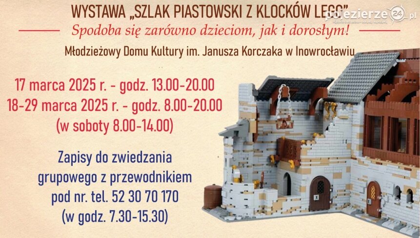 Szlak Piastowski z Klocków LEGO