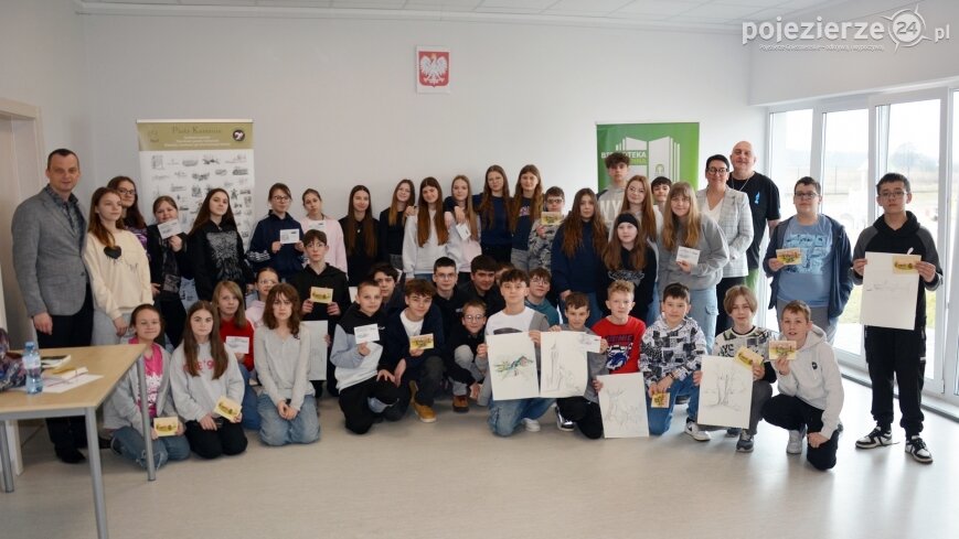 Z Piotrem Karsznią uczniowie z gminy Gniezno powędrowali śladami Wiktora Zina i Szymona Kobylińskiego!