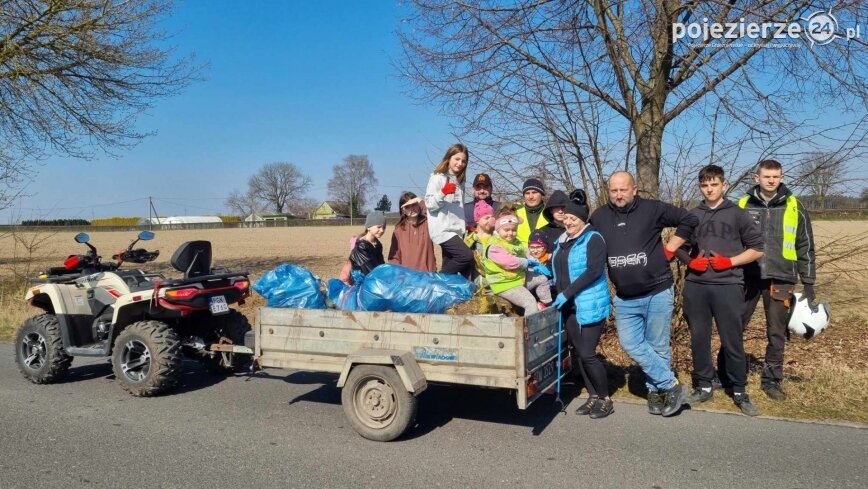 Sołtysi gminy Mieleszyn posprzątali swoje miejscowości, czyli ekologia i integracja w jednym