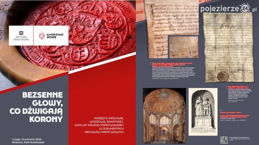 Książęta, królowie, bohaterzy – tysiąc lat polskiej państwowości na wystawie Archiwów Państwowych