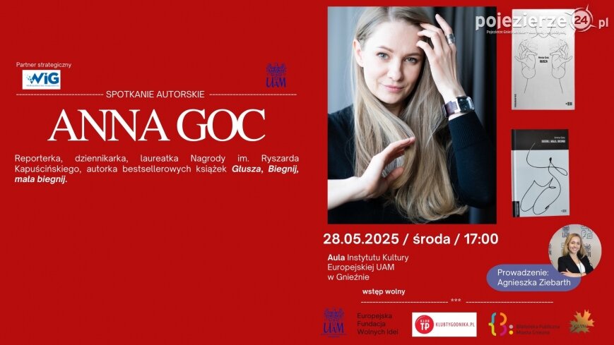 Zapraszamy na spotkanie z Anną Goc