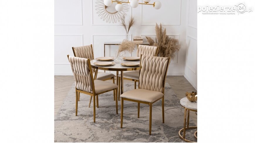 Do jakich domowych aranżacji pasują krzesła w stylu glamour? Sprawdź!
