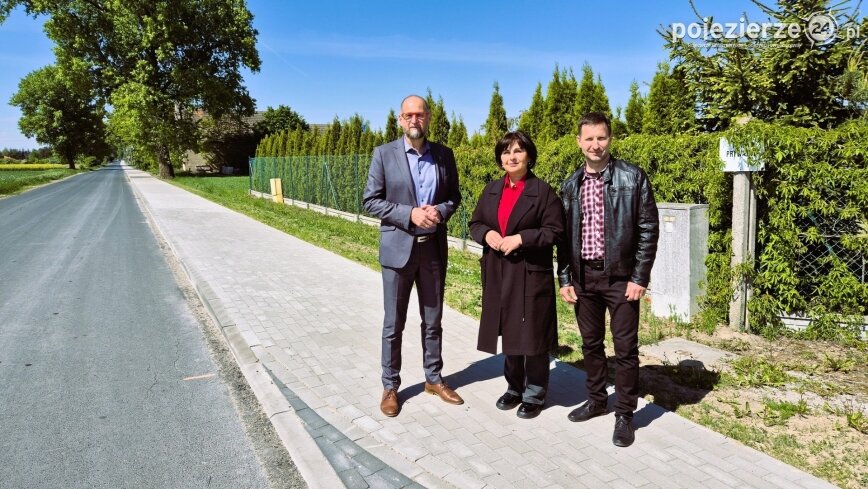 Chodnik w Goślinowie gotowy! Samorządy połączyły siły