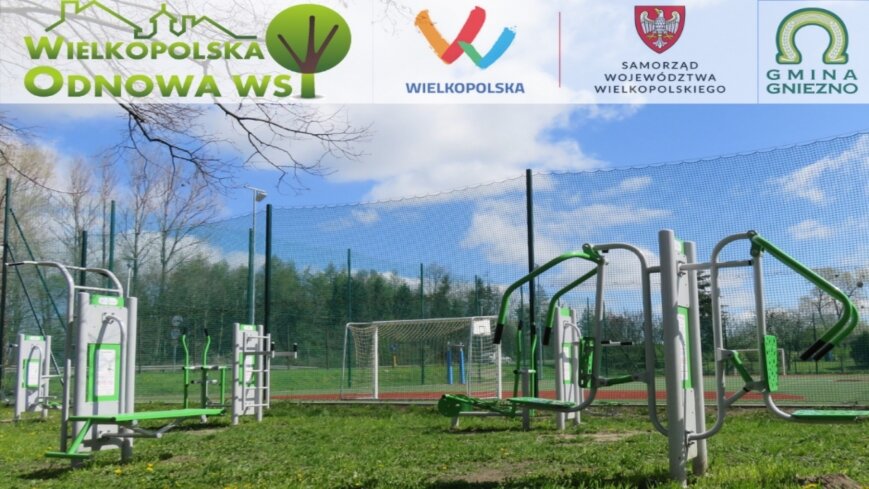 56 tys. zł dla Gminy Gniezno na budowę siłowni zewnętrznej w miejscowości Piekary