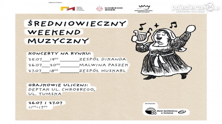 Średniowieczny weekend muzyczny w Gnieźnie!