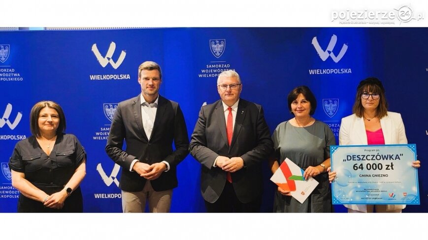 64 tysiące złotych dla Gminy Gniezno na deszczówkę w Jankowie Dolnym