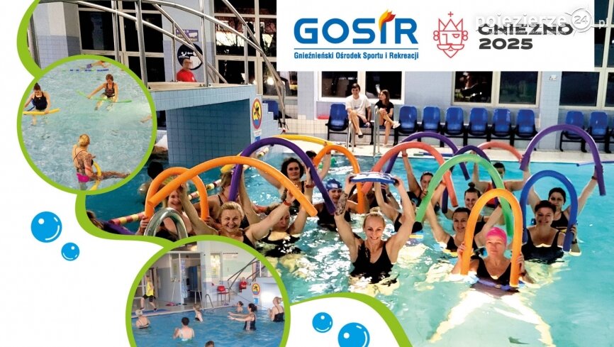 Od 6 października Gnieźnieński Ośrodek Sportu i Rekreacji zaprasza na zajęcia z aqua-aerobiku