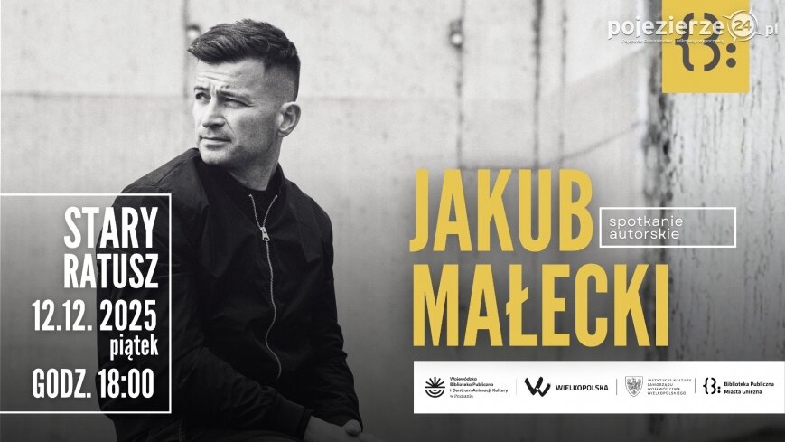 Zapraszamy na spotkanie z Jakubem Małeckim