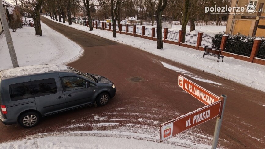 Bezpieczniej na skrzyżowaniu ulic ks. Ludwiczaka i Prostej w Gnieźnie