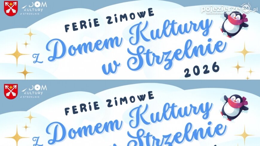 Dom Kultury w Strzelnie zaprasza do udziału w Feriach Zimowych 2026!