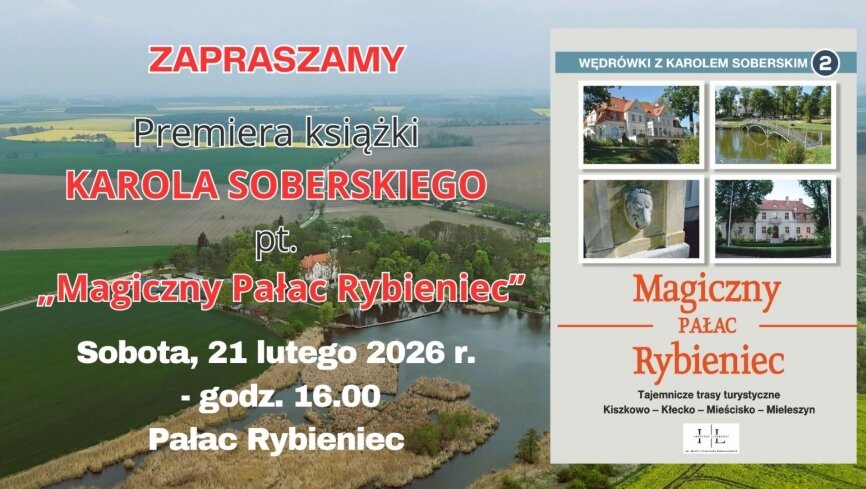 Zapraszamy na premierę książki „Magiczny Pałac Rybieniec”!